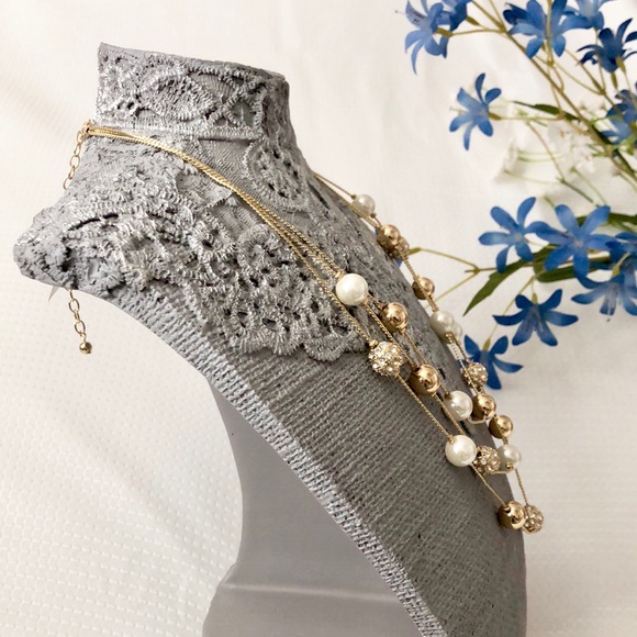 💕Beautiful 3 layers Pearl Necklaces by Dillard’s - Picture 8 of 8